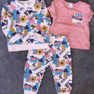 3 piece sweat suit